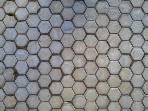 Hexagon honey comb pattern background texture Foto stock