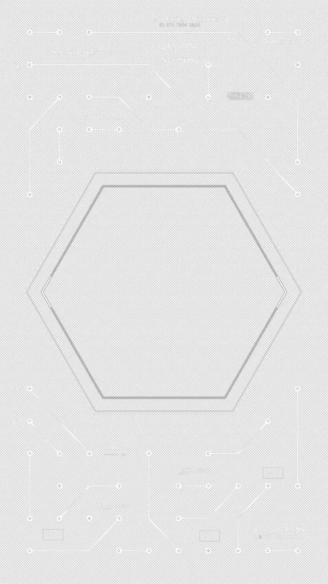 Hexagon HUD digital 2D elements geometry shape PNG Alpha 스톡 동영상 318297020
