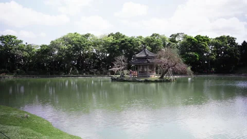 Hexagon of Identai Garden Stock Footage 161949874