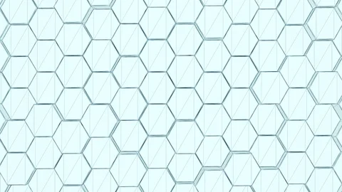 Hexagon Line Stock Footage 123292583