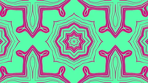Hexagon lines moving pattern, over green... | Stock Video | Pond5