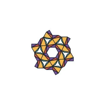 Hexagon logo design vector unique, modern Illustrazione stock