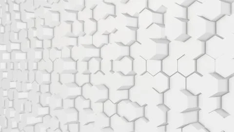 Hexagon Loop Animation Background 3D-Corporate Business Animated Background Stock Illustration