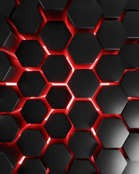 Hexagon looping background with glow light Stock-Footage 286420140