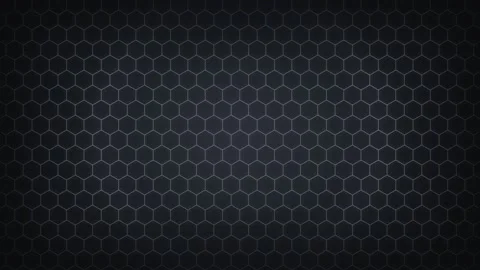 Hexagon mesh grid dark geometric pattern seamless loop background Stock Footage 347142277