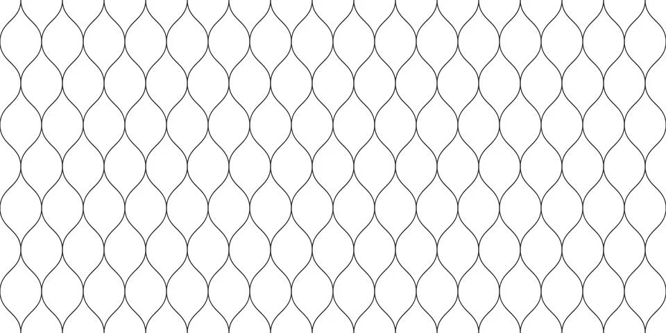 Hexagon Mesh Seamless Vector Pattern Illustrazione stock