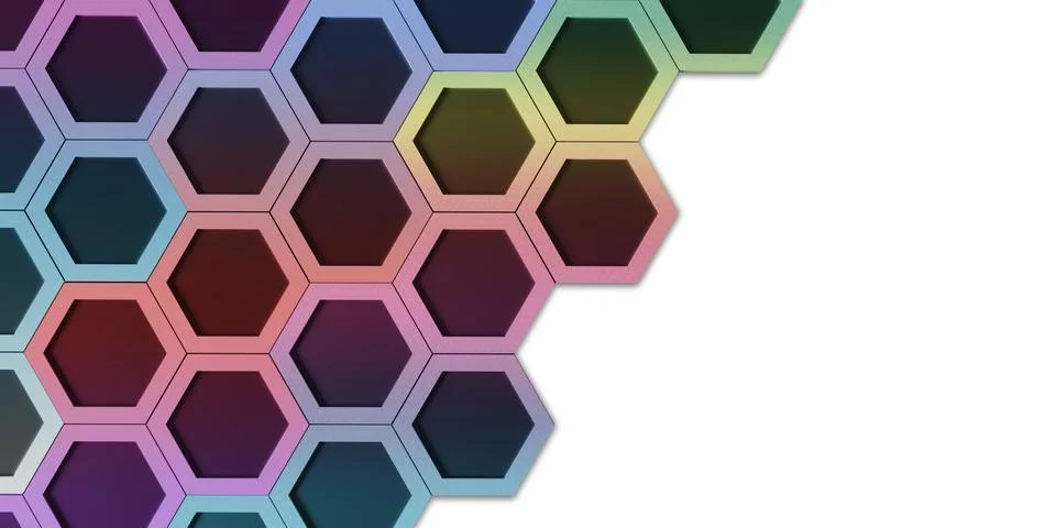 Hexagon nest Hexagonal frame Abstract geometry Hexagonal solid steel material イラスト素材