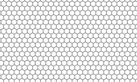 Hexagon net pattern vector background Stock Illustration