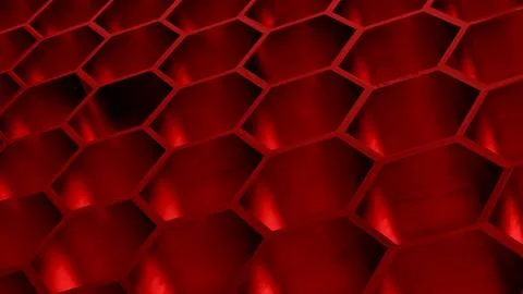 The hexagon or beehive pattern for Background concept 3d rendering. Stock Illustration