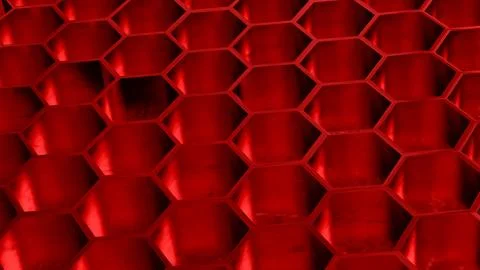 The hexagon or beehive pattern for Background concept 3d rendering. Stock Photos
