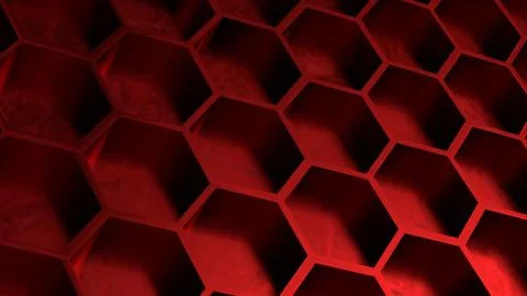 The hexagon or beehive pattern for Background concept 3d rendering. Stock Photos