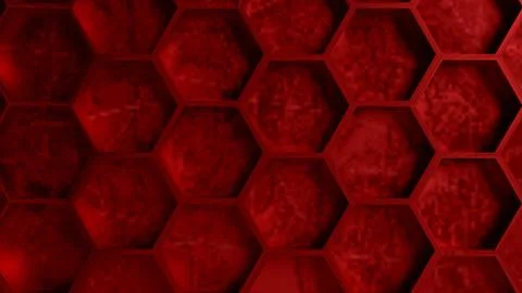 The hexagon or beehive pattern for Background concept 3d rendering. Stock Photos