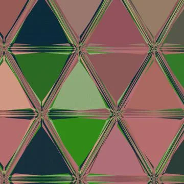 Hexagon pattern background. Triangular background in pale colors イラスト素材