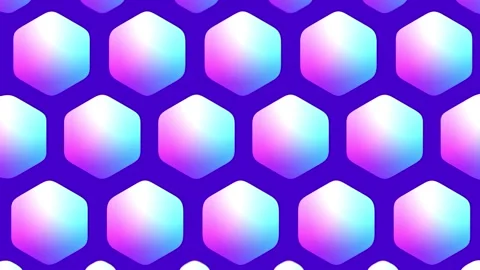 Hexagon Pattern Stock Footage 334342212