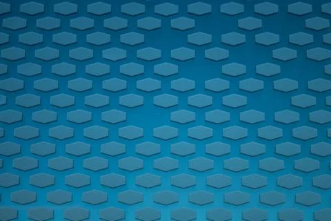 Hexagon pattern. geometric background. hexagonal grid. abstract light blue te Stock Illustration