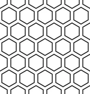 Hexagon pattern geometry background, abstract texture design paper vintage Stock Illustration