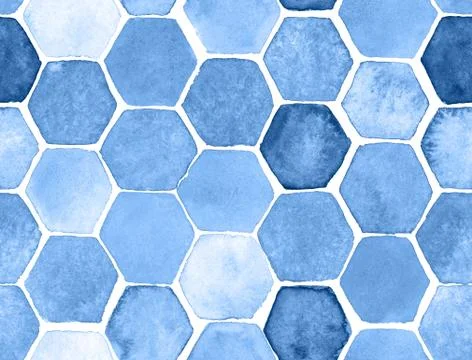 Hexagon pattern Illustrazione stock