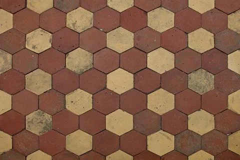Hexagon pattern. Stock Photos