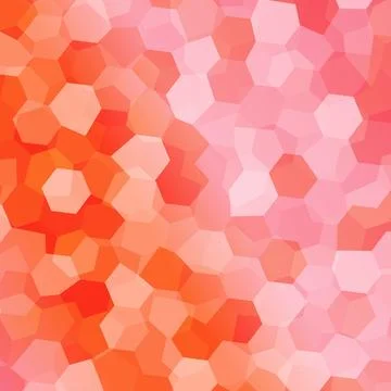 Hexagon pattern. Polygonal abstract. Stock Illustration