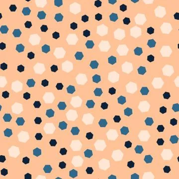 Hexagon pattern. Seamless vector Stock Illustration