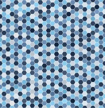 Hexagon pattern. Seamless vector Stock Illustration