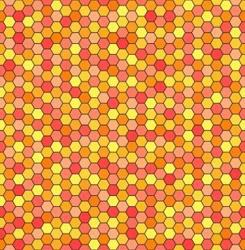 Hexagon pattern. Seamless vector pattern Stock Illustration
