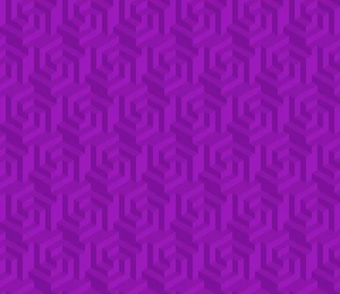 Hexagon pattern with three-dimensional shape Illustrazione stock