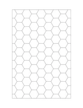 Hexagon pattern tile Illustrazione stock