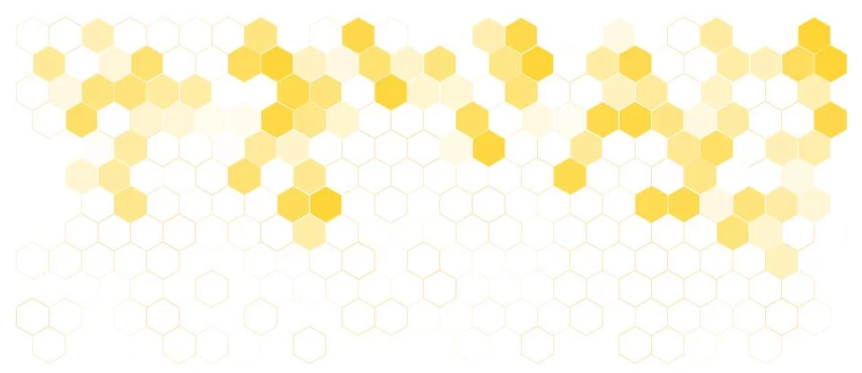 Hexagon pattern vector background, abstract medical science molecule chemistry Stock Illustration