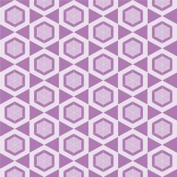 Hexagon Pattern Vector Stock Illustration