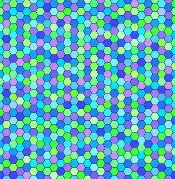 Hexagon pattern. Vector seamless background Stock Illustration