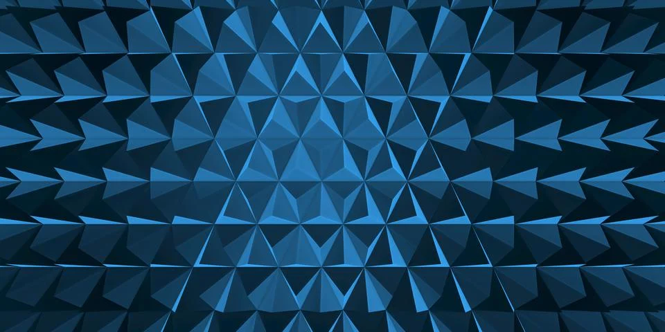 Hexagon pixel blocks technology abstract background modern scene concept 3D i Stock Illustration