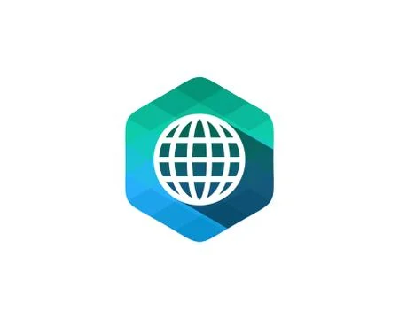 Hexagon Pixel Letter Shadow Icon Logo Design Element (28) Illustrazione stock gratuita