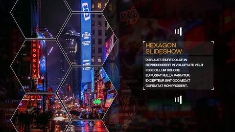 Hexagon Promo 库存 After Effects
