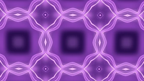 Hexagon purple pattern background seamless animation of particle. Video stock 88858592