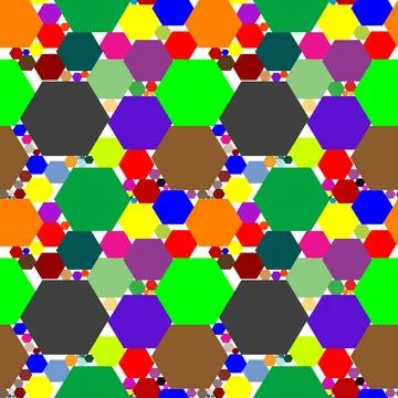 Hexagon seamless pattern extended hexagon seamless pattern extended, vecto... Stock Photos