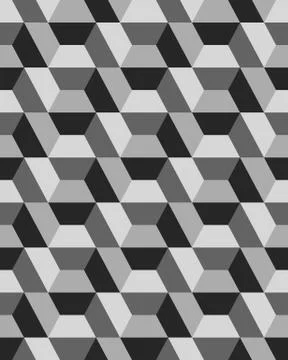 Hexagon seamless pattern Stock Illustration