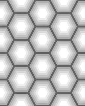 Hexagon seamless pattern Stock Illustration