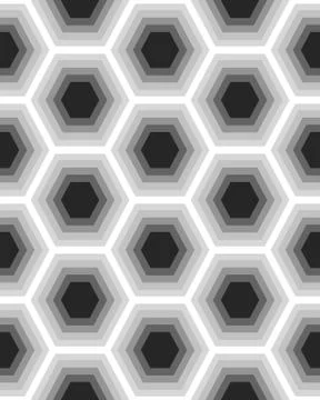 Hexagon seamless pattern Stock Illustration