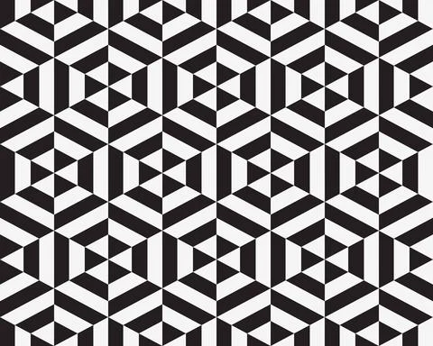 Hexagon seamless pattern Stock Illustration
