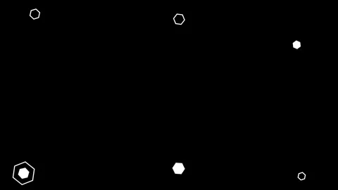 Hexagon shape accent 스톡 동영상 266574339
