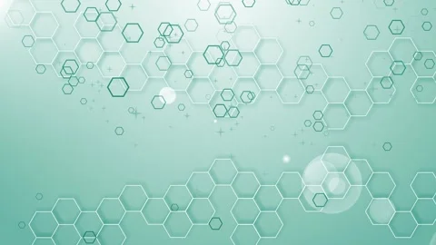 Hexagon shape network background animation, Abstract background with transl.. Stock Footage 329384915