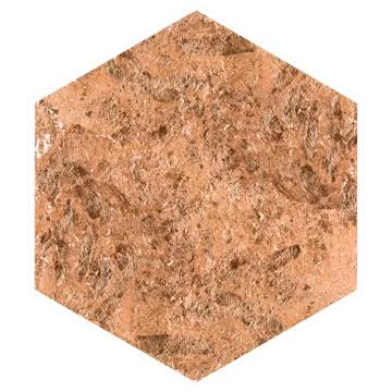 Hexagon-shaped texture. Isolated on a white background. Stock Illustration