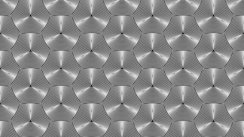 Hexagon silver scale pattern on black background loop. Creative hypnotic de.. Stock Footage 229518276