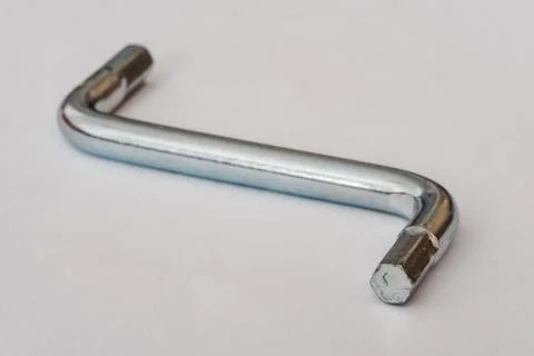 Hexagon socket screw allen key in a white background isolated Stock Photos