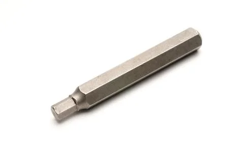 Hexagon socket wrench on a white background Stock Photos