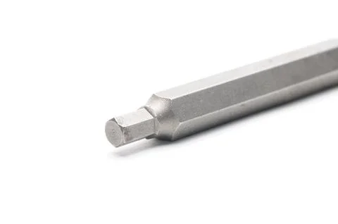 Hexagon socket wrench on a white background Stock Photos