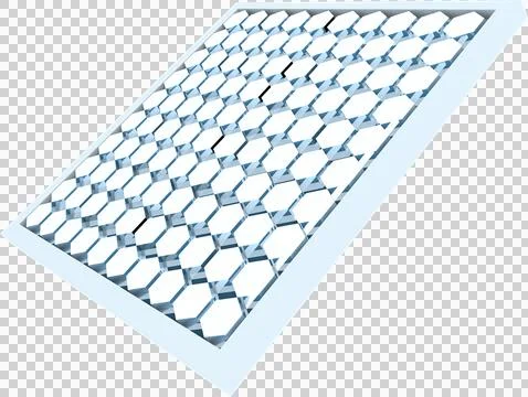 Hexagon solar panel equipment Stock Illustration