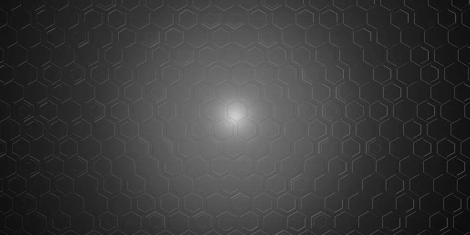 Hexagon Square Background Technology Scene Abstract Background 3D Illustratio Stock Illustration