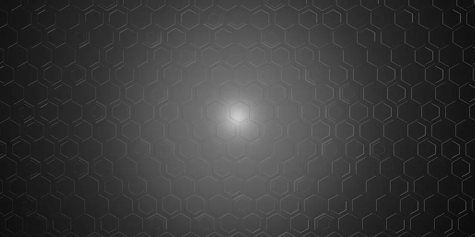 Hexagon Square Background Technology Scene Abstract Background 3D Illustrat.. Illustrazione stock